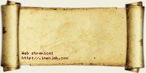 Georgina Backović vizit kartica